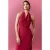 MANGO TEEN maxi jurk rood