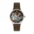 Keizerin Diana automatisch gegraveerd MOP horloge met leren band
