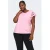 ONLY CARMAKOMA top roze broderie