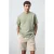 Mango Man regular T-shirt groen
