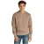 Calvin Klein Heren Puff Print Katoenmix Sweatshirt met Opdruk (Taupe Grijs)