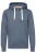 !Solid Sweatshirt ‘BennHood’  duifblauw