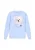 MYMO Sweatshirt ‘Pop’  hemelsblauw / rosa / zwart / offwhite