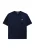 Prohibited Shirt ‘Office’  donkerblauw / rosa / offwhite