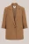 WE Fashion – Dames regular fit blazer met structuur – Regular fit – Lichtblauw – Viscose –