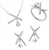 Orphelia ‘Charlotte’ Dames 925 Sterling Zilveren Set: Hanger + Oorbellen + Ring – Zilver SET-7580/W