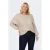 ONLY CARMAKOMA ribgebreide trui CARNEW beige