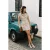 TRENDYOLMİLLA Dames Ecru Effen Kort / Mini Mouwloos Casual Blazer Jurk Jurken