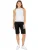 Enzo | Dames lange denim shorts