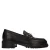 Manfield chunky leren loafers – zwart
