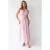 Dames Katoenen Poplin Halter Maxi Jurk