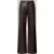 Vero Moda wide leg wijdte broek in leerlook model ‘TESSA’