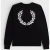 Fred Perry Laurel Wreath Graphic Trui – Zwart