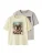 NAME IT Shirt ‘NKMVOTO’  lichtblauw / bruin / pasteelgeel / lichtgrijs