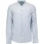No Excess Shirt Stripe With Linen Blue