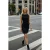 TRENDYOLMİLLA Dames Zwart Effen Extra Kort / Super Mini Mouwloos Stijlvol/Avond Bodycon Jurken