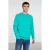 Geribde sweater met ronde hals