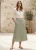 Tramontana Crinkled Maxi Skirt E02-19-201 006156-aloemelange