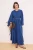 Trendyol Modest Dames Donkerblauw Effen Maxi Lang A-lijn Modest Jurken