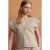 Gestreepte V-hals Geweven Gilet
