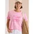 Shirt met ronde hals en frontprint