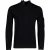 Genti half zip trui zwart