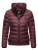 Marikoo dames gewatteerde jas Poisen met hoge kraag & teddyfleece zakken
