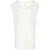 Semi Sheer Organic Linen Blend Mouwloze Top