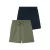 s.Oliver sweatshort – set van 2 kaki/donkerblauw
