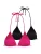 Dorina Bikinitop  fuchsia / zwart
