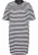 Urban Classics – Oversized Striped Tee Korte jurk – M – Wit/Zwart