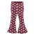 Z8 mini flared broek Rana donkerrood/roze