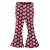Z8 mini flared broek Rana donkerrood/roze