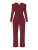 SISTERS POINT Jumpsuit ‘EGINA’  bordeaux / zilver