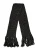 Dolce & Gabbana Zwarte Wol Franje Halswrap Foulard Sjaal