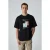 Oversized T-shirt met print en ronde hals