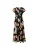 Apricot Zomerjurk  gemengde kleuren / zwart