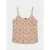 Vero Moda vmevelijn singlet top exp 10349829 snow white langoustino palm
