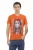 Native American Print V-hals T-shirt