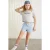 Jerseyshort met strikceintuur