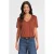 Anytime loose fit T-shirt met V-hals