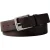 Calvin Klein Mono Frame Buckle Belt Dark Brown/pewter