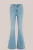 Blue Ridge – Dames high waist super flared jeans – High waist – Lichtblauw – Katoen –