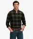 Katoenen Lumberjack Overhemd met Lange Mouwen Green