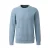 s.Oliver katoenen relaxed fit gebreide trui – blauw