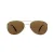 Polaroid Aviator Womens Gold Bronze gepolariseerde zonnebril
