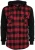 Urban Classics Overhemd  rood / zwart