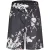 Criminal Damage Heren Sinclair Fleece Bloemige Relaxed Fit Shorts (Zwart)
