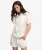 Superdry Heritage Broderie Overhemd Met Korte Mouwen Beige XL Vrouw