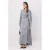 Trendyol Modest Dames Grijs Effen Maxi Lang A-lijn Modest Avond Jurken